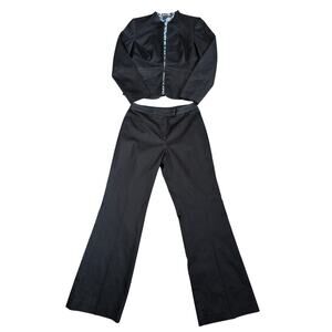Antonio Melani Pant Suit Set 8 Two Piece Power Career Office Work Vintage 90s